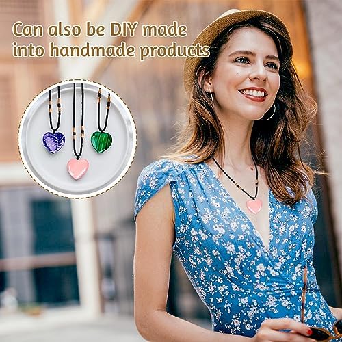ensemble de 18 cristaux de guérison naturels en forme de coeur quartz multicolores pour méditation et déco