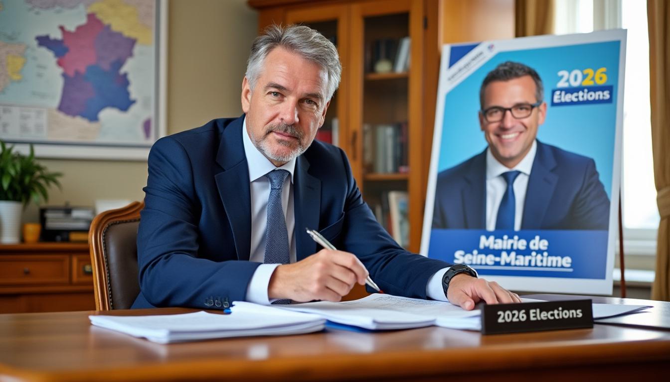 municipales 2026 en seine-maritime : un maire brigue un 9e mandat face à l'absence de candidats pour lui succéder, illustrant un défi politique local.