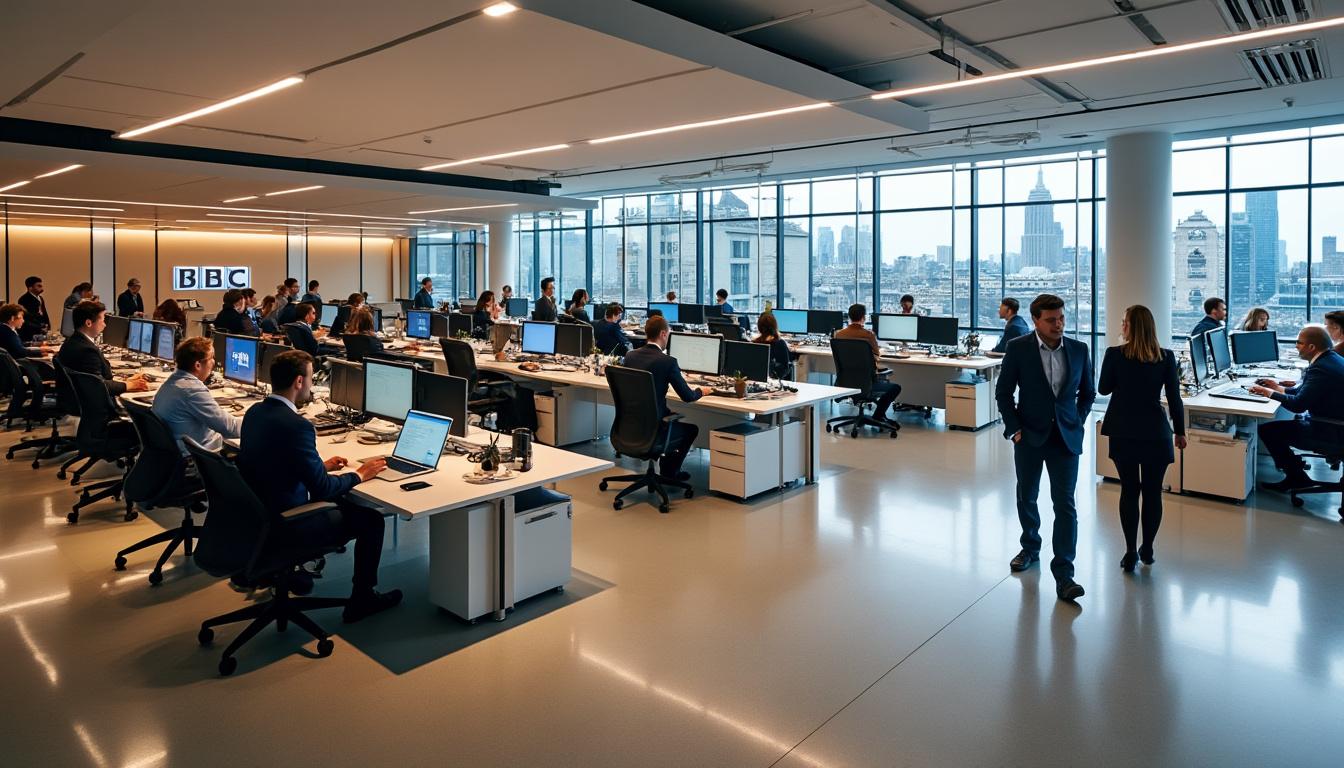 la bbc annonce la suppression de près de 10 % de ses effectifs, entraînant la suppression de 2 000 emplois dans le cadre d'une réorganisation majeure.