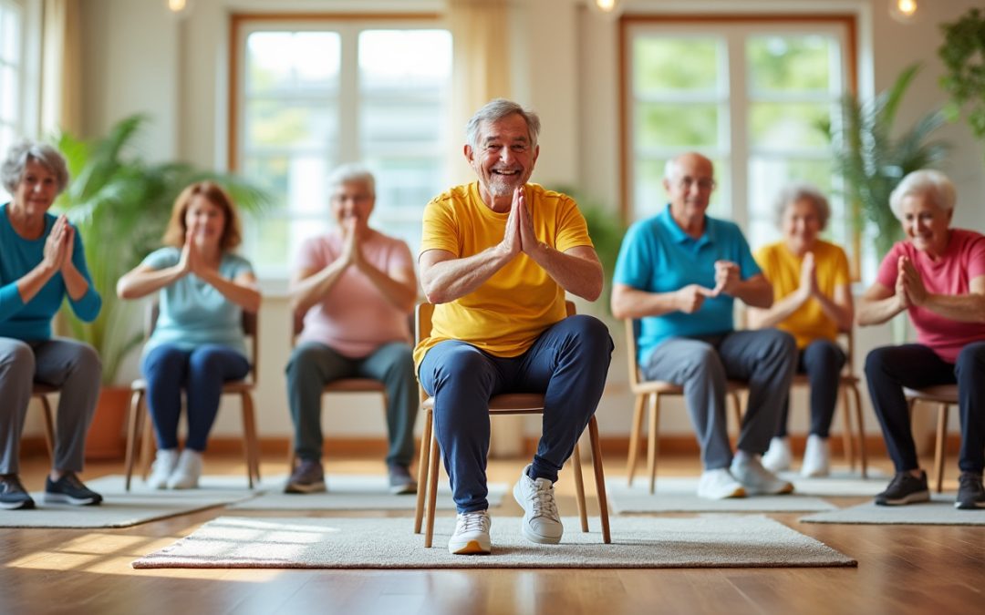 découvrez 6 exercices faciles à réaliser avec une chaise pour rester actif et en forme après 60 ans. idéal pour garder la mobilité et le bien-être au quotidien.