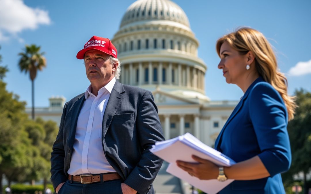 découvrez les enjeux politiques en californie : un affrontement entre un trumpiste affirmé et un démocrate modéré pour la direction de cet état clé des états-unis.