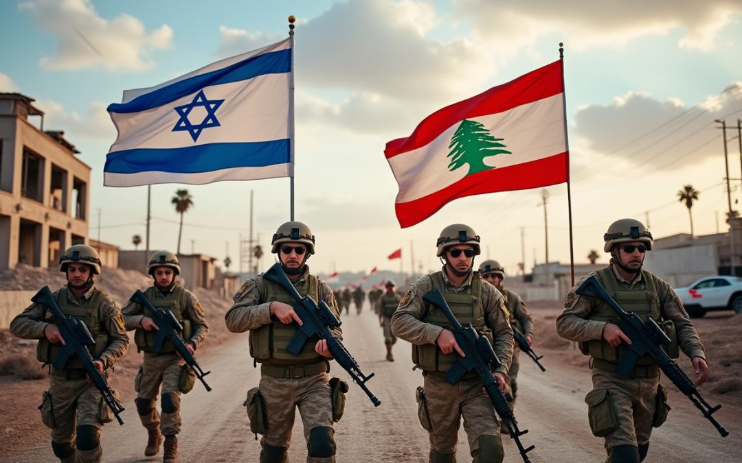 israël et le liban annoncent un cessez-le-feu conditionnel dans le cadre du conflit au moyen-orient, ouvrant la voie à des négociations pour la paix et la stabilité régionale.